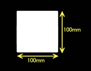 レスプリ熱転写用ラベル（幅100mm×高100mm）1巻 480枚巻