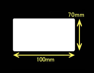 レスプリ熱転写用ラベル（幅100mm×高70mm）1巻 680枚巻