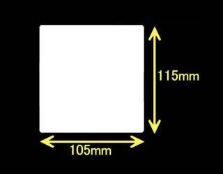 レスプリ熱転写用ラベル（幅105mm×高115mm）1巻 410枚巻