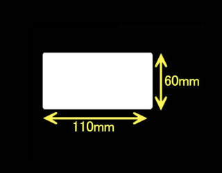 レスプリ熱転写用ラベル（幅110mm×高60mm）1巻 780枚巻