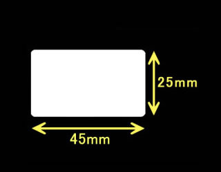 レスプリ熱転写用ラベル（幅45mm×高25mm）1巻 1770枚巻