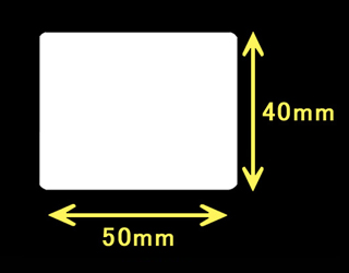 レスプリ熱転写用ラベル（幅50mm×高30mm）1巻 1470枚巻