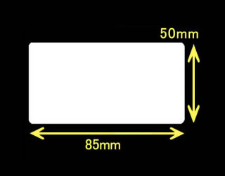 レスプリ熱転写用ラベル（幅85mm×高50mm）1巻 940枚巻