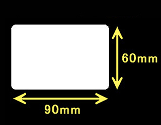 レスプリ熱転写用ラベル（幅90mm×高60mm）1巻 750枚巻