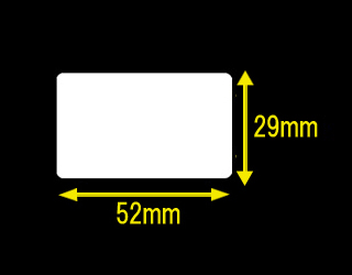 白無地サーマルラベル　（60mm×48mm）