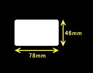 サトーレスプリ用サーマルラベル（高さ46mm×幅78mm）