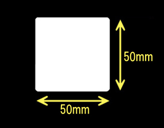 サトーレスプリ用サーマルラベル（高さ50mm×幅50mm）