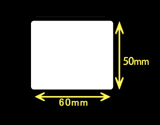 サトーレスプリ用サーマルラベル（高さ60mm×幅50mm）