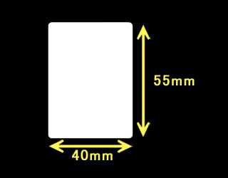 ZEBRA汎用サーマルラベル　（40mm×55mm）
