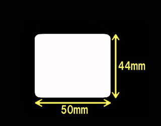 白無地サーマルラベル　（60mm×48mm）