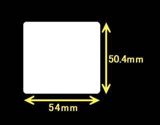 ZEBRA汎用サーマルラベル　（54mm×50.4mm）