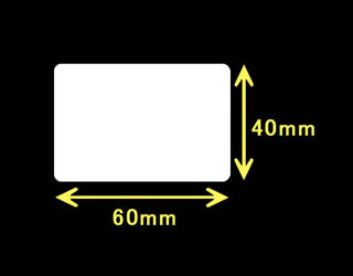 サトーレスプリ用サーマルラベル（高さ40mm×幅60mm）