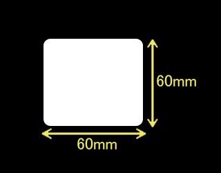 ZEBRA汎用サーマルラベル　（60mm×40mm）