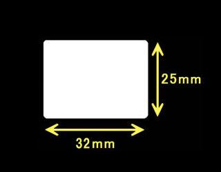 ブラザーTD-4000/4100用サーマルラベル（幅32mm×高さ25mm）