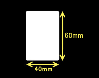 ブラザーTD-4000/4100用サーマルラベル（高さ26mm×幅51mm）