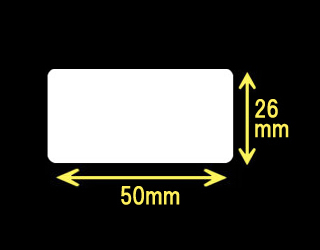 ブラザーTD-4000/4100用サーマルラベル（高さ26mm×幅51mm）