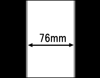 ブラザーTD-4000/4100用サーマルラベル（高さ26mm×幅51mm）