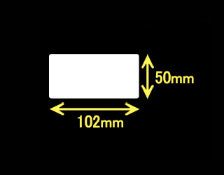 RJシリーズ用ラベル　（102mm×50mm）